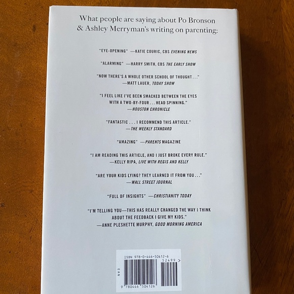 Nurture Shock New Thinking About Children hardcover book - Picture 2 of 6
